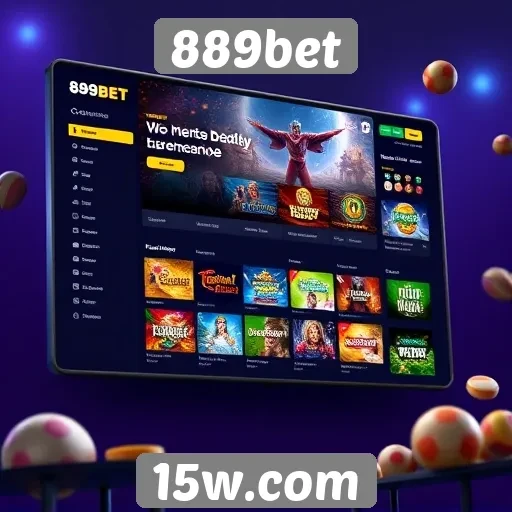 Interface amigável melhora experiência no 889bet